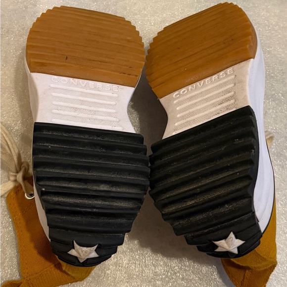 CONVERSE Mustard High-Top Canvas Sneakers - White Soles - Picture 7 of 7